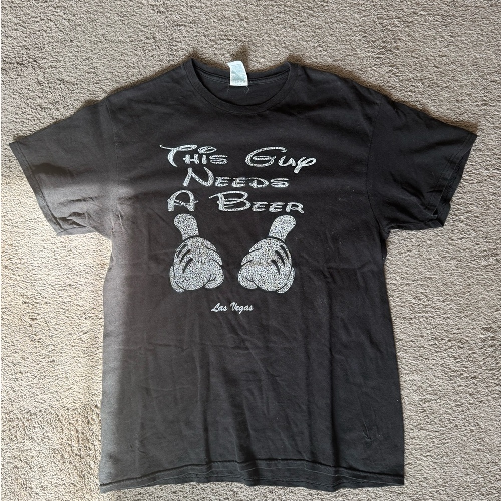Delta Black Graphic Tee